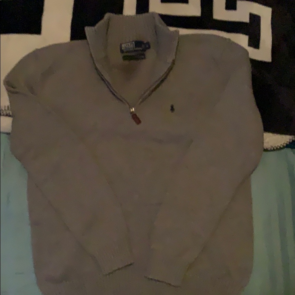 Polo by Ralph Lauren gray sweater